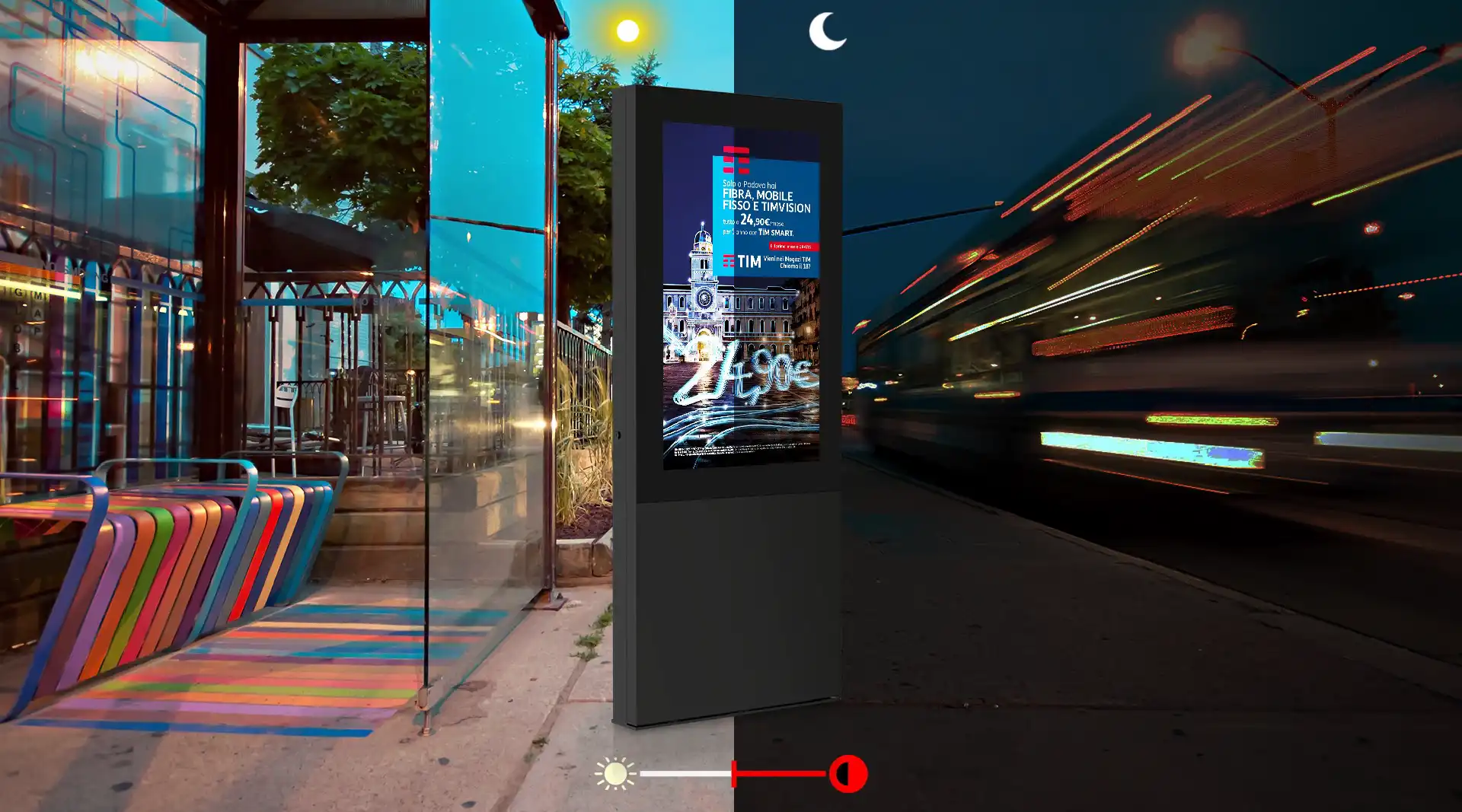 EKS automatic adjustment brightness sensor