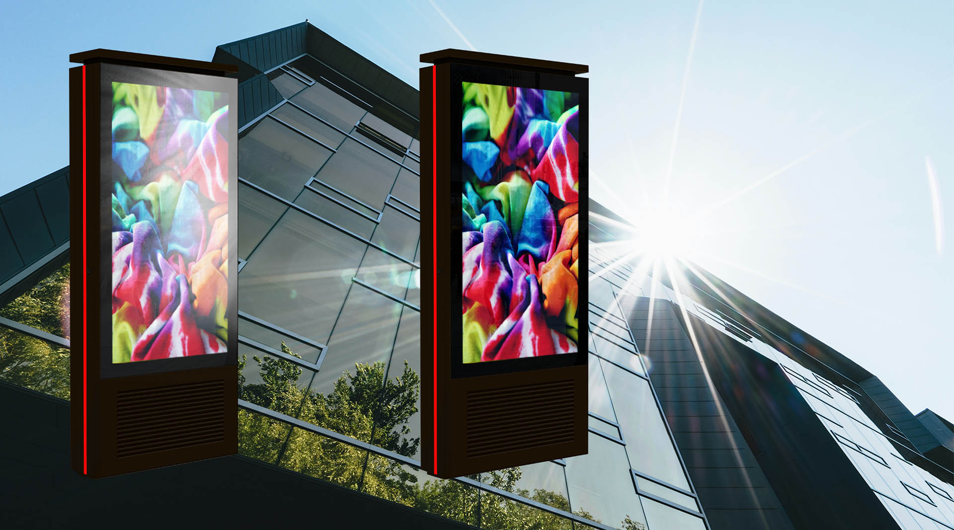 EFS LED antiglare glass