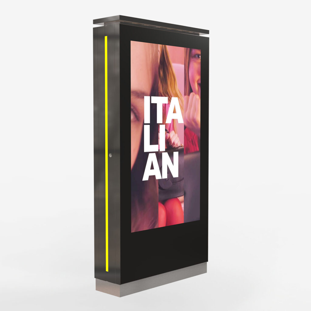 EFS outdoor digital totem smart city