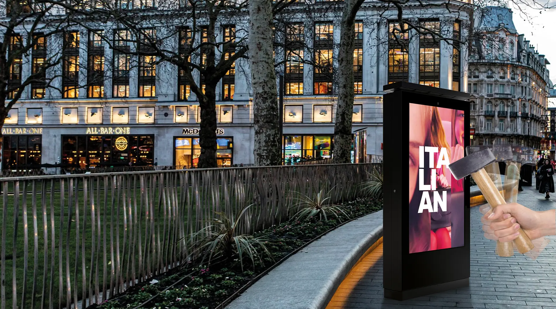 EFS totem LCD antivandalo