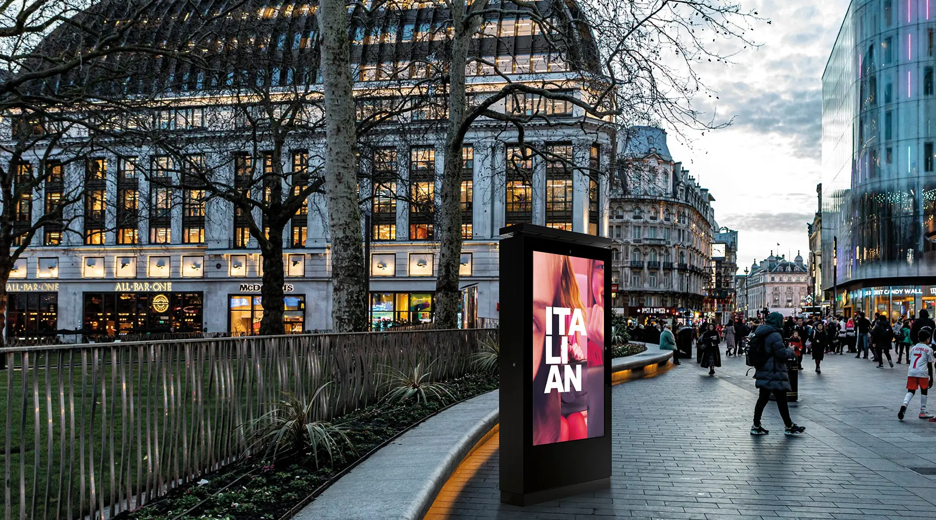 EFS totem LCD location