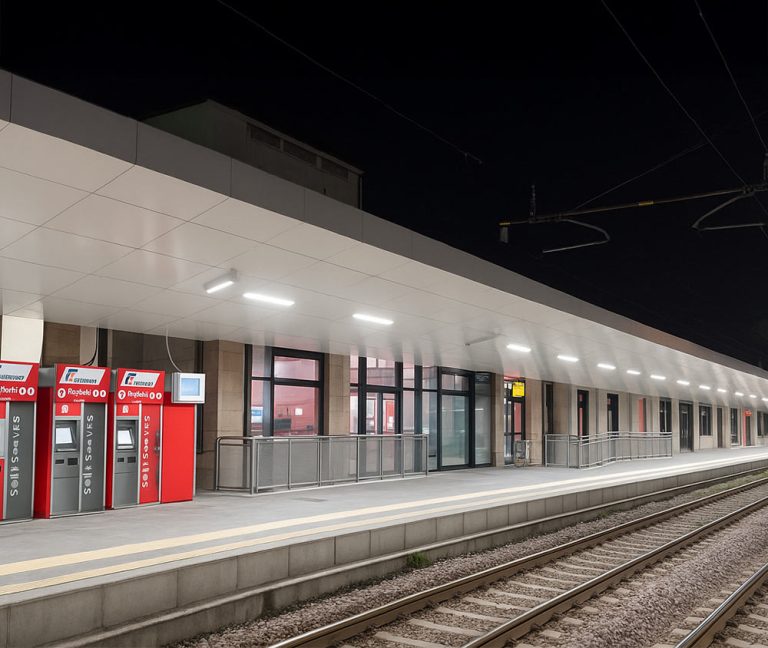 installazione lampade tled stazione treviso fida