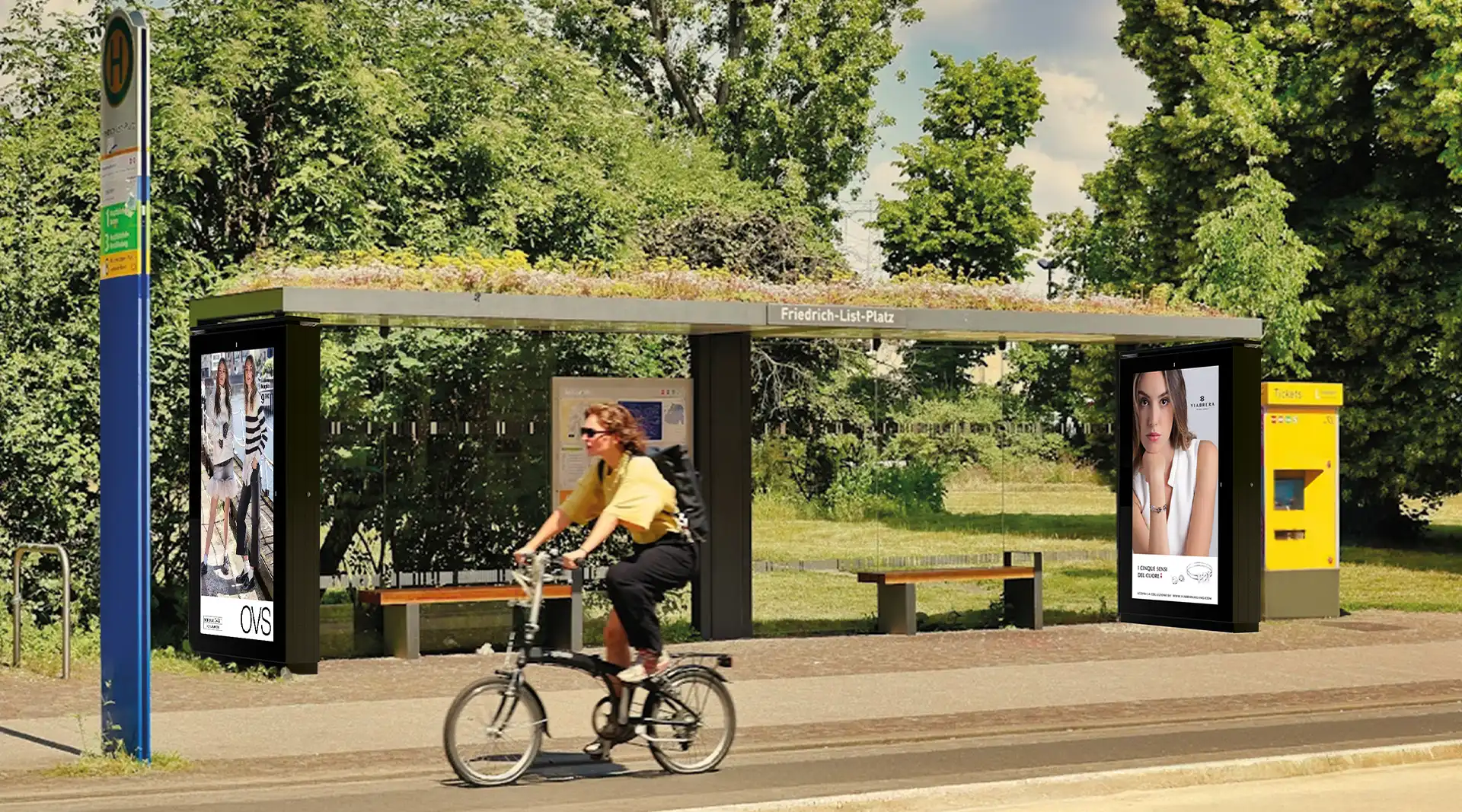 EMS totem outdoor led lcd ambientanzione copia