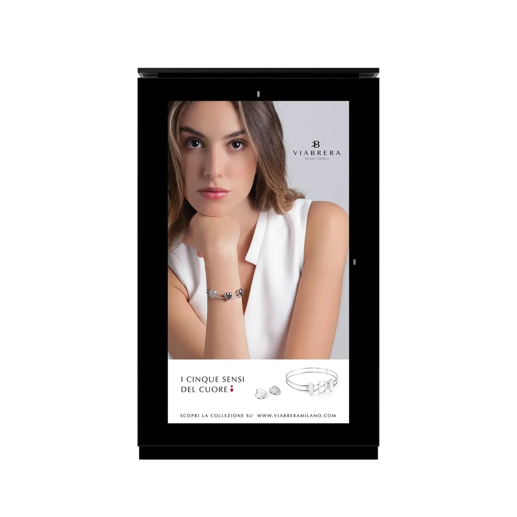 EMS totem outdoor led lcd front